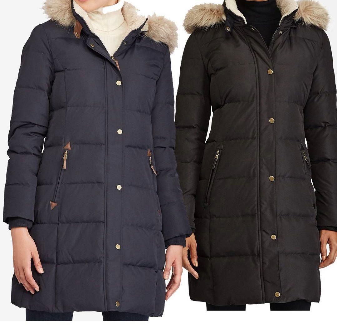 RALPH LAUREN ローレンラルフローレン　ファー　ボア　ダウン　コート