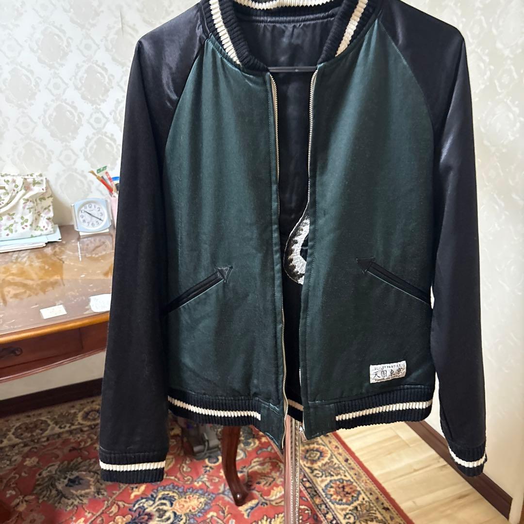 ワコマリアwackomaria リバーシブルスカジャン スタジャン タイガー 鶴