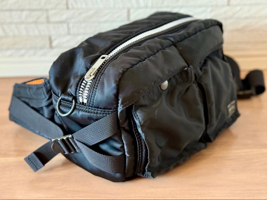 PORTER ポーター タンカー ウエストバッグ ボディバッグ　ブラック