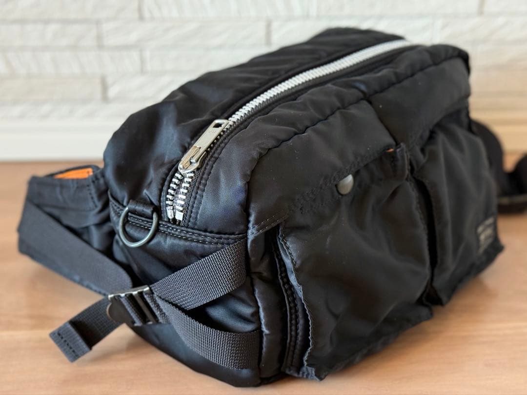 PORTER ポーター タンカー ウエストバッグ ボディバッグ　ブラック