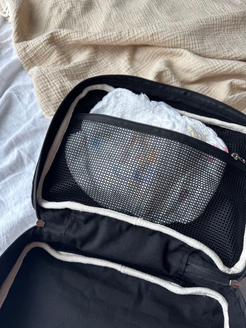 オーダー品　オムツポーチ　クマ　お着替えポーチ　2点