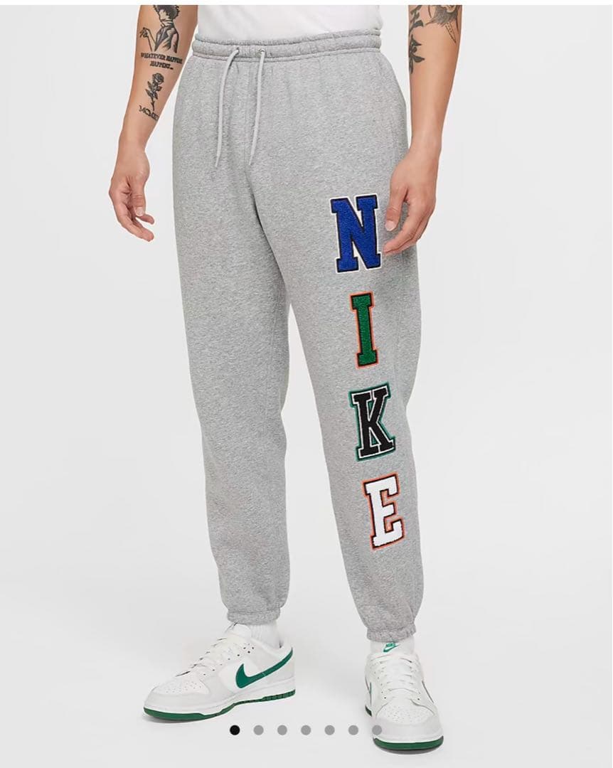 M*♡様 【XXLサイズ】NIKE上下セットアップ　ロゴボア　グレー　ナイキ　新