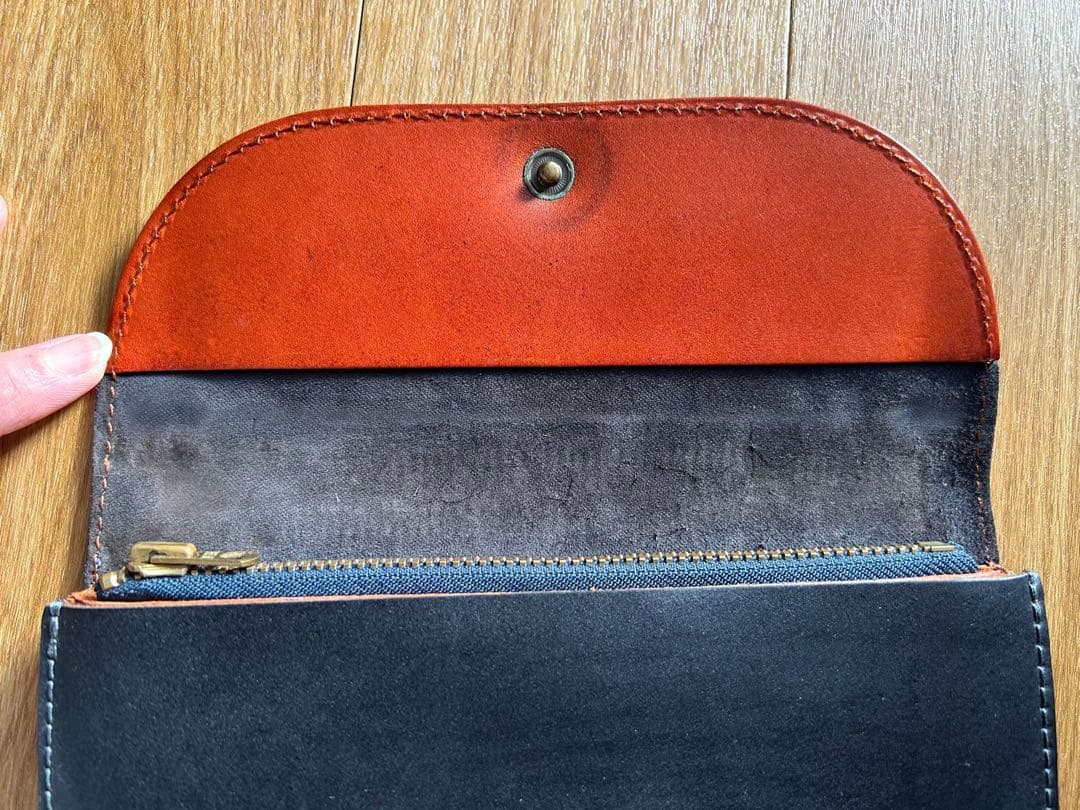 バーンズ BARNS レザー ロングウォレット