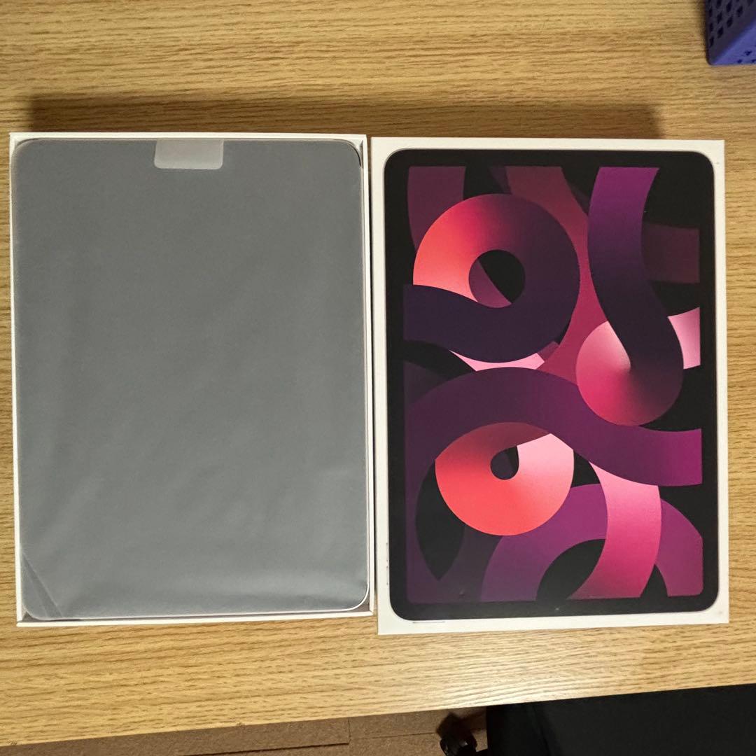 iPad Air (第5世代) 64GB Wi-Fi ピンク[付属品、箱有]