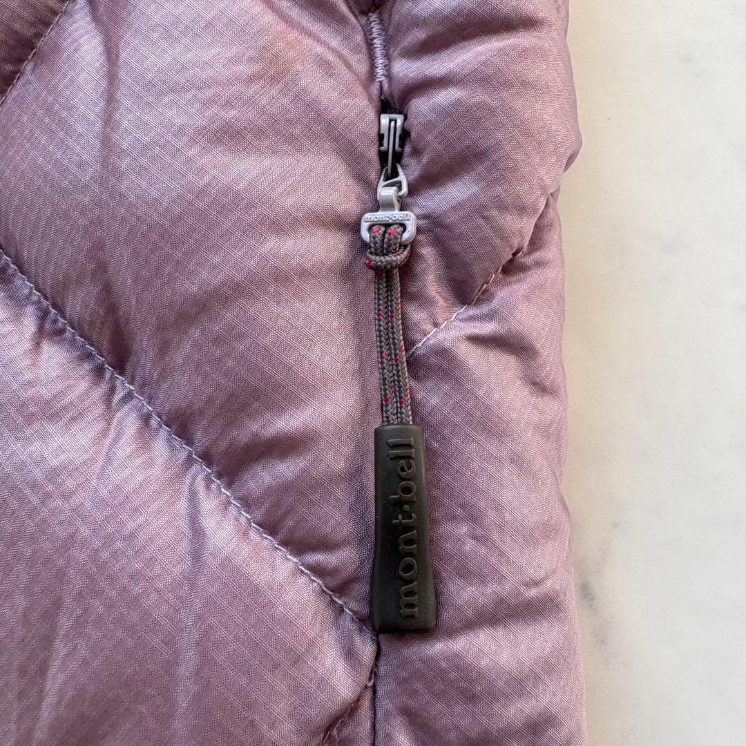 極美品 モンベル 秋冬 800フィルパワー ライトアルパインダウンベスト L