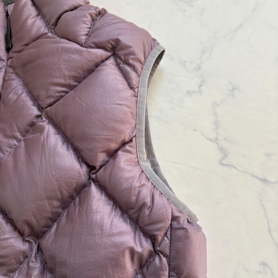 極美品 モンベル 秋冬 800フィルパワー ライトアルパインダウンベスト L