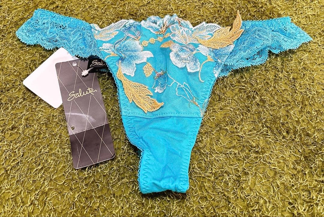 yank 花柄刺繍 ブラジャーD65ショースリップセット