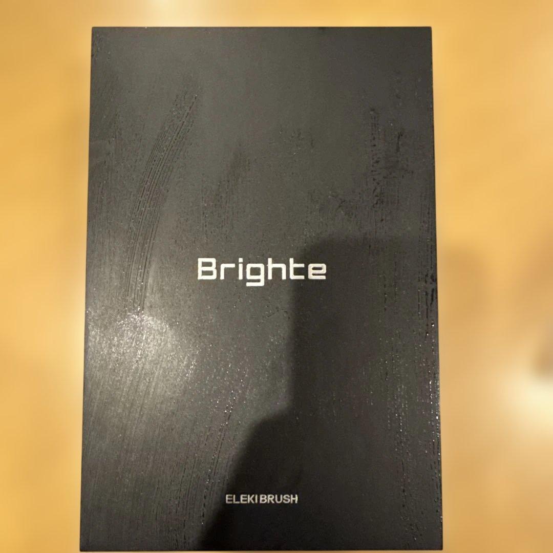 Brighteエレキブラシ 美顔器 ブラック 説明書付き