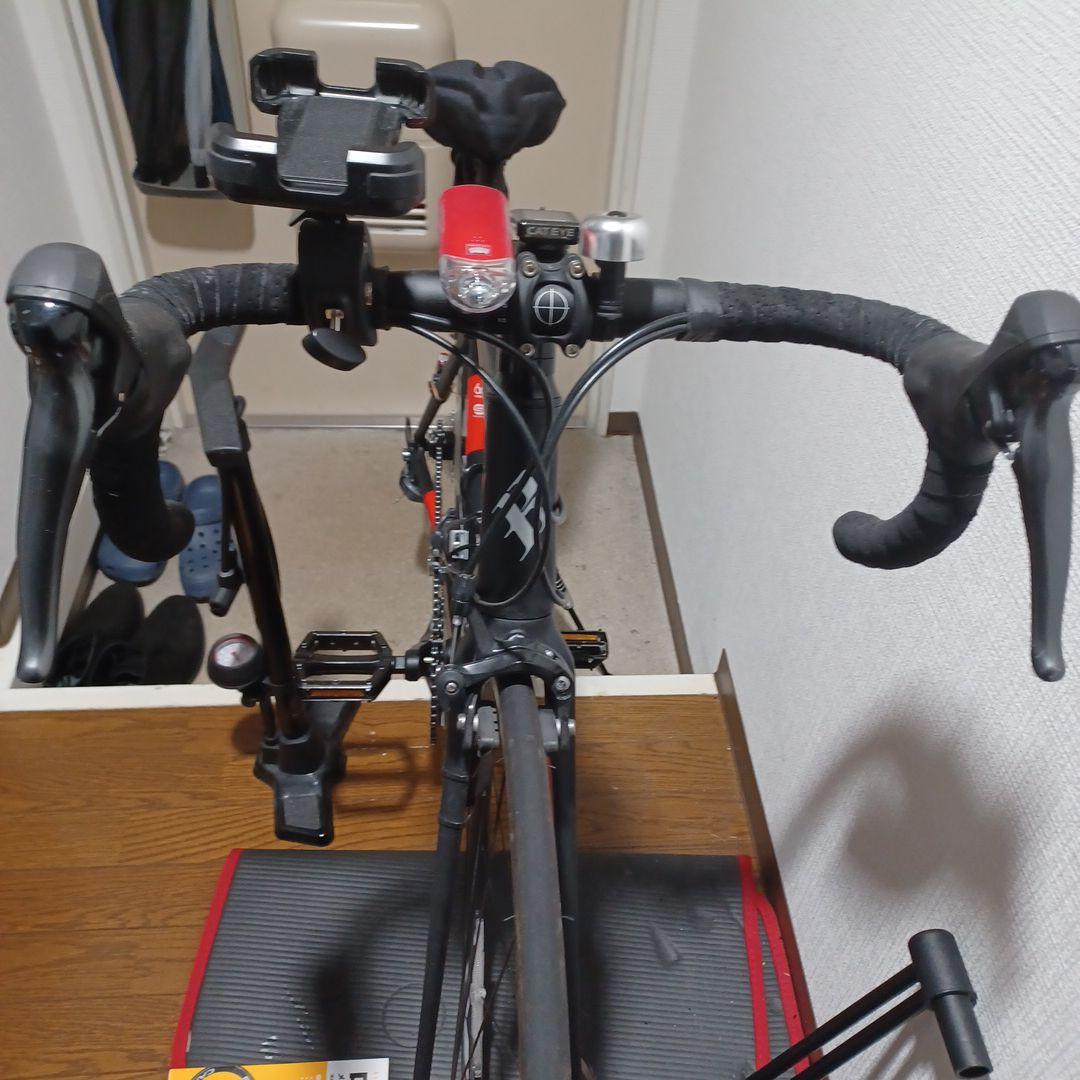 レッド ブラック ドロップハンドル自転車 465mm