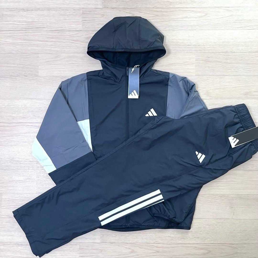新品 未使用 adidas アディダス ウィンドブレーカー 上下 セットアップM