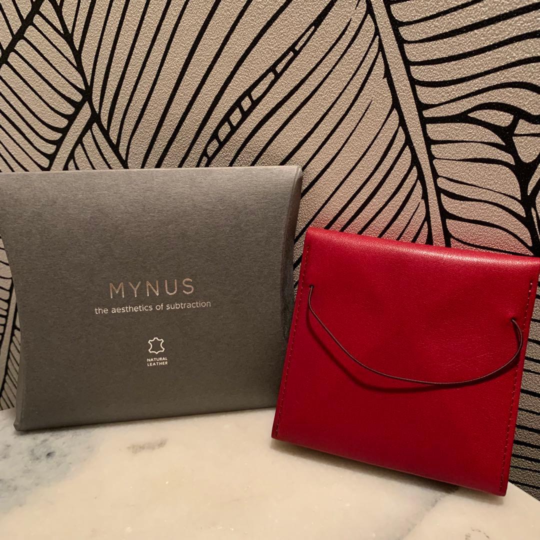 【MYNUS /FLIP UP WALLET plus】ミニマリスト　小銭　財布