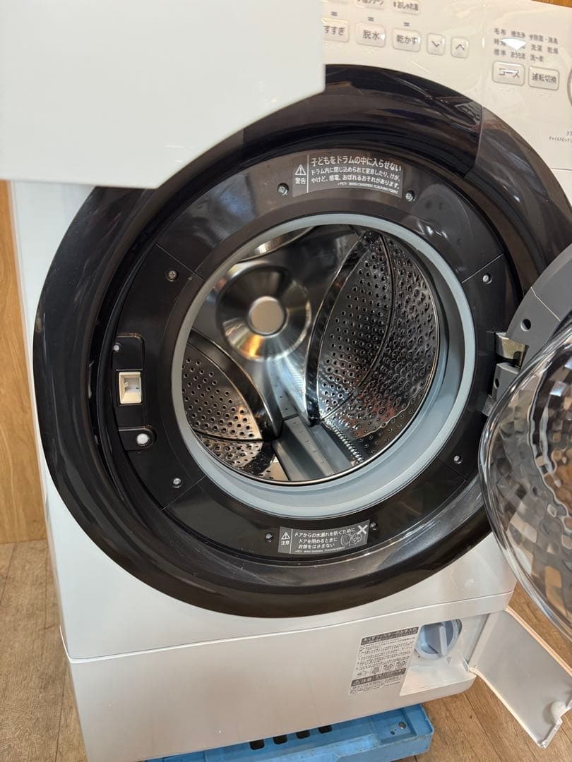 SHARP ドラム式洗濯乾燥機 ES-S7G 7kg 2022年製 送料無料