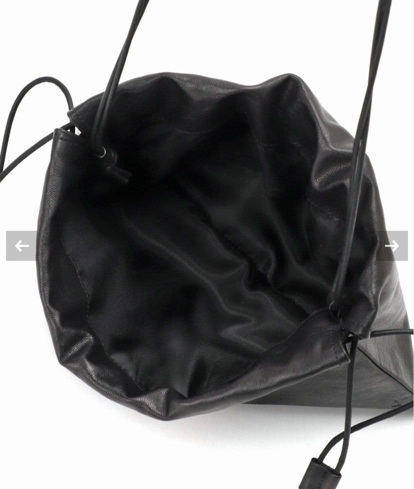 プラージュ　les tendre leather clutch バッグ　ブラック