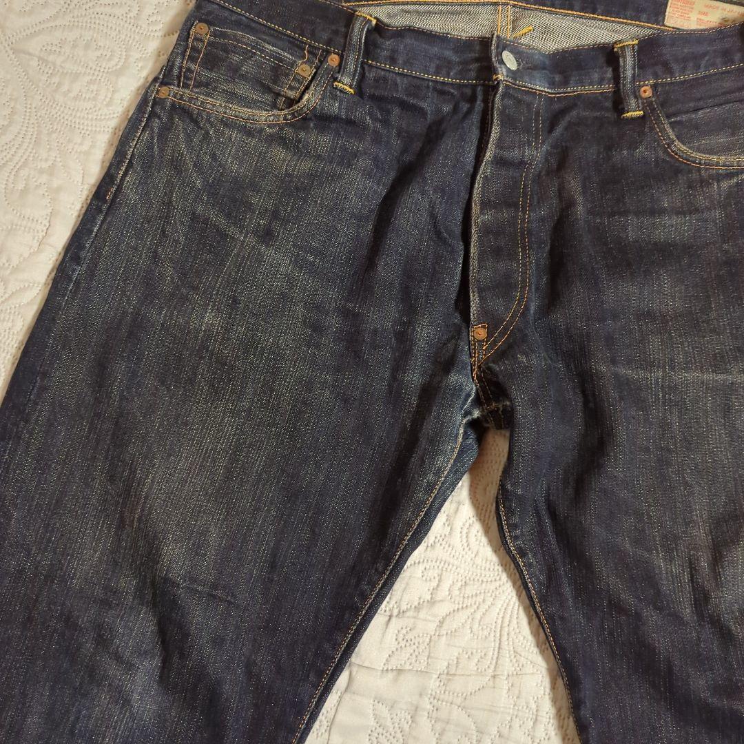 evisu　ジーンズ　日本製　2000　w38 ビッグカモメ　濃紺　ヤマネ　山根