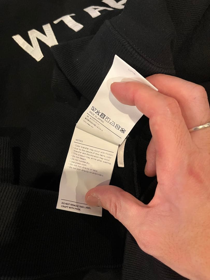 あかさたなWTAPS SIGN SWEATER COTTON