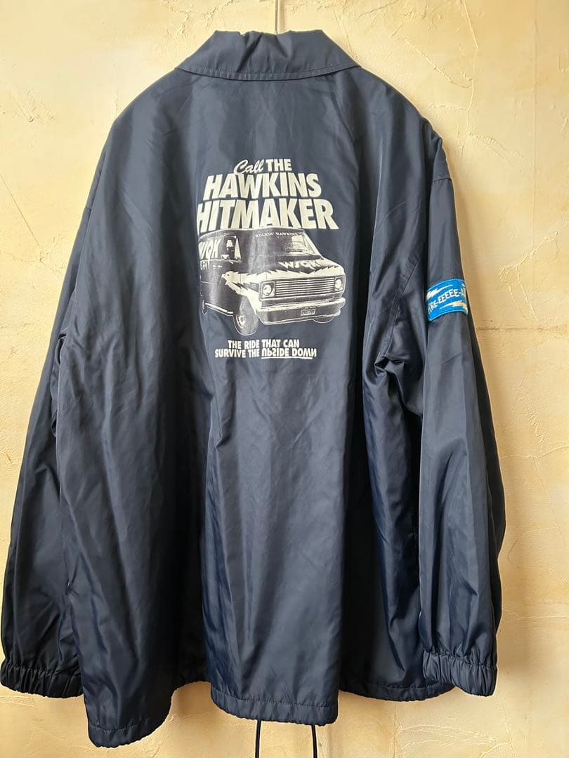 【STRANGER THINGS】ニコアンド コーチジャケット ダークネイビー