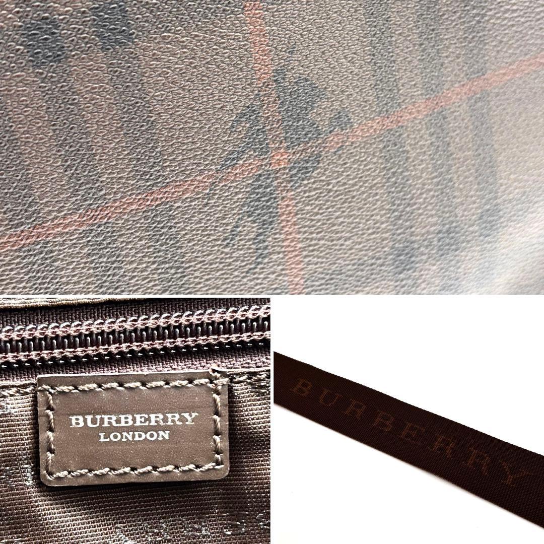 【極美品】バーバリー ショルダーバッグ メッセンジャー ノバチェック ホースロゴ