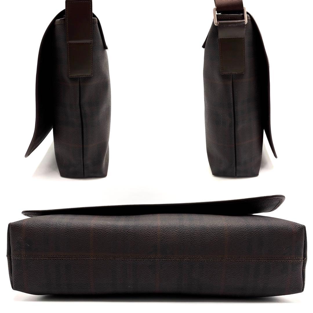 【極美品】バーバリー ショルダーバッグ メッセンジャー ノバチェック ホースロゴ