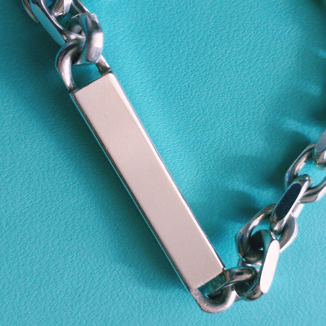 ティファニー　メイカーズ　ID　タグ　チェーン　ブレスレット　シルバー