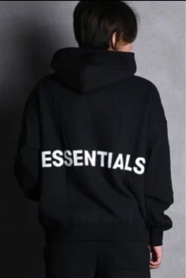 【新品】BOXY LOGO プルオーバーパーカー FOG ESSENTIALS