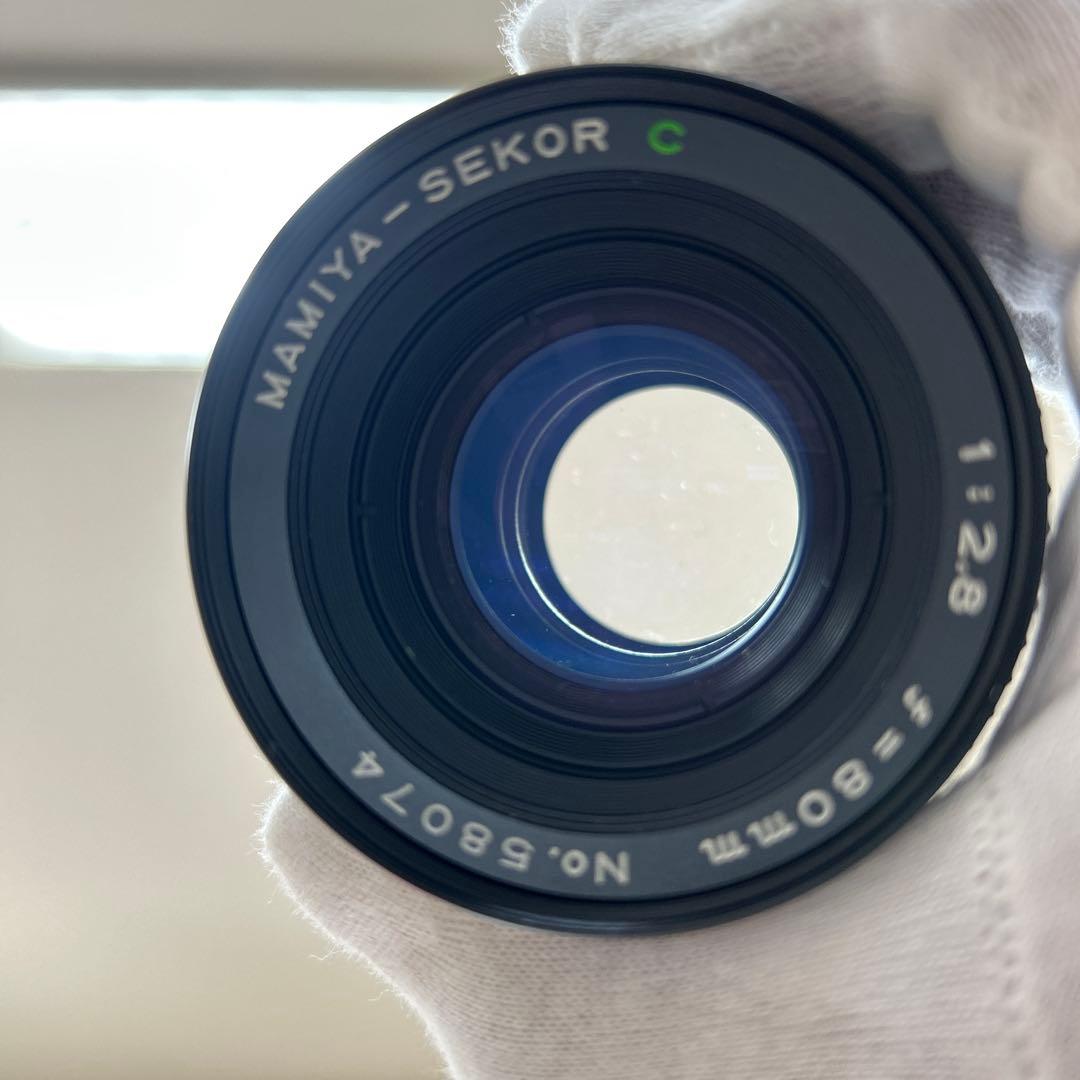 Mamiya Sekor C 80mm f/2.8 645用レンズ　フード付き