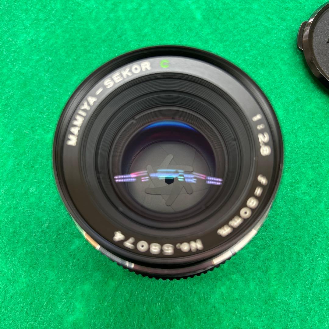 Mamiya Sekor C 80mm f/2.8 645用レンズ　フード付き