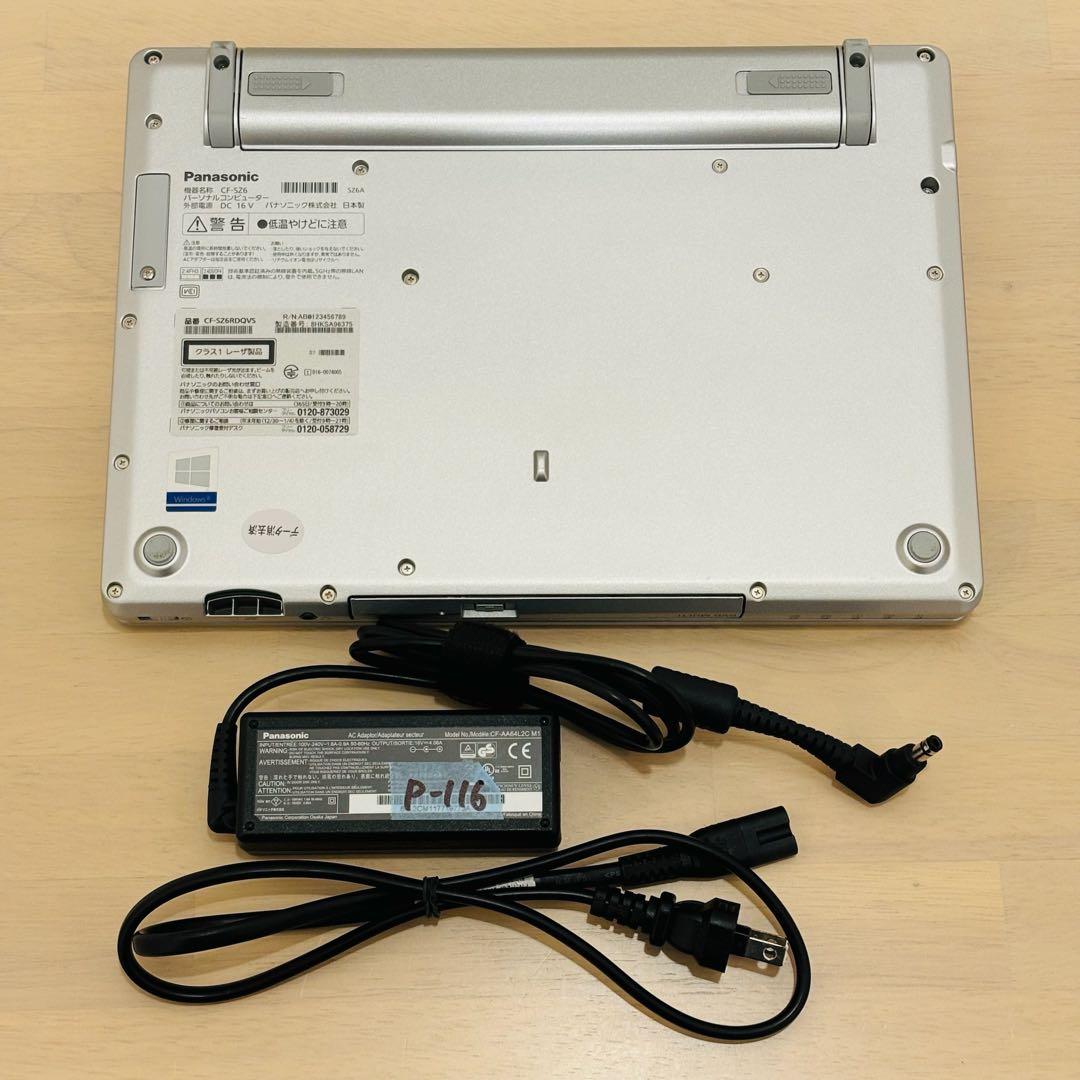 レッツノート PC Windows11 SSD DVD オフィス付き P-116