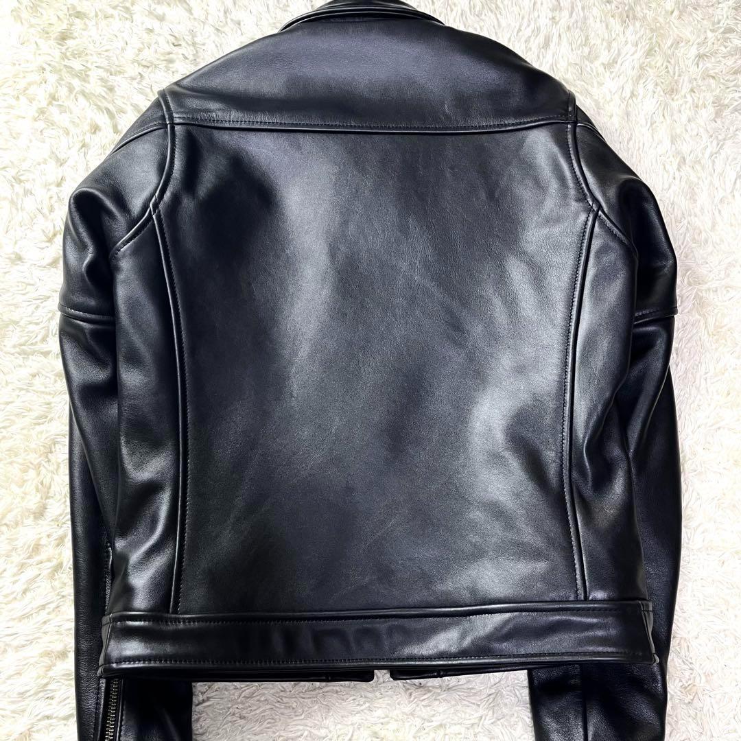 未使用保管/タグ付き/L✨カドヤ シングルライダース レザージャケット ブラック