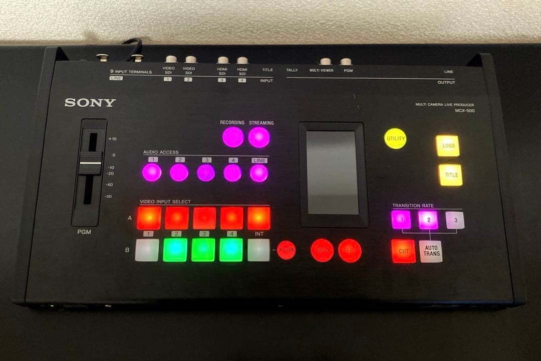 【段々値下】高機能ビデオスイッチャーSONY MCX-500 新品同様　元箱付