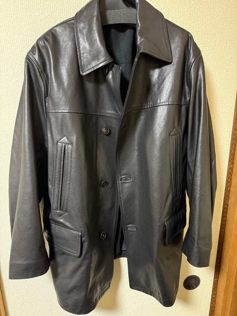 LIDNM Lamb Veg Car Coat Sサイズ