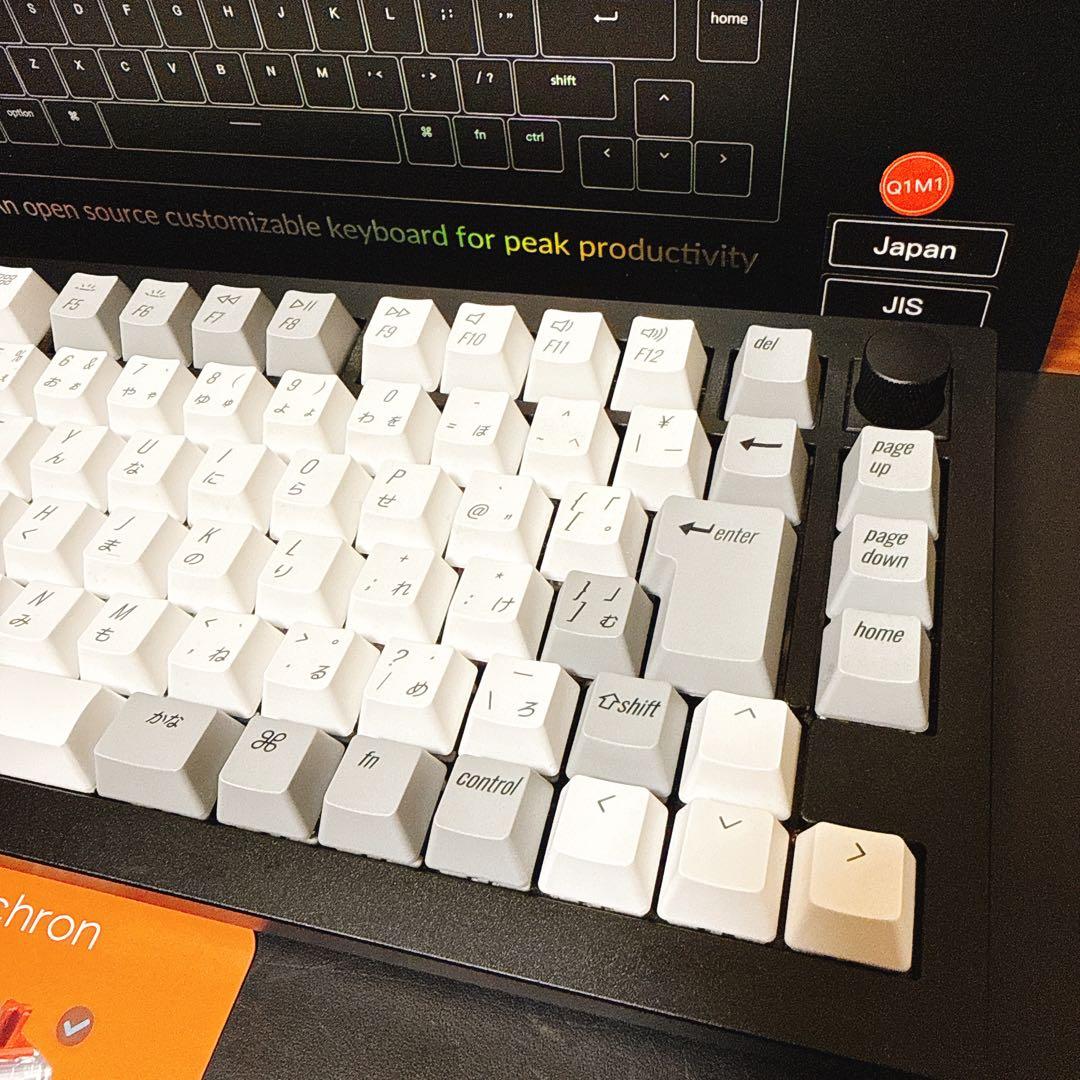 Keychron Q1 QMKカスタムメカニカルキーボード（日本JIS、赤軸）