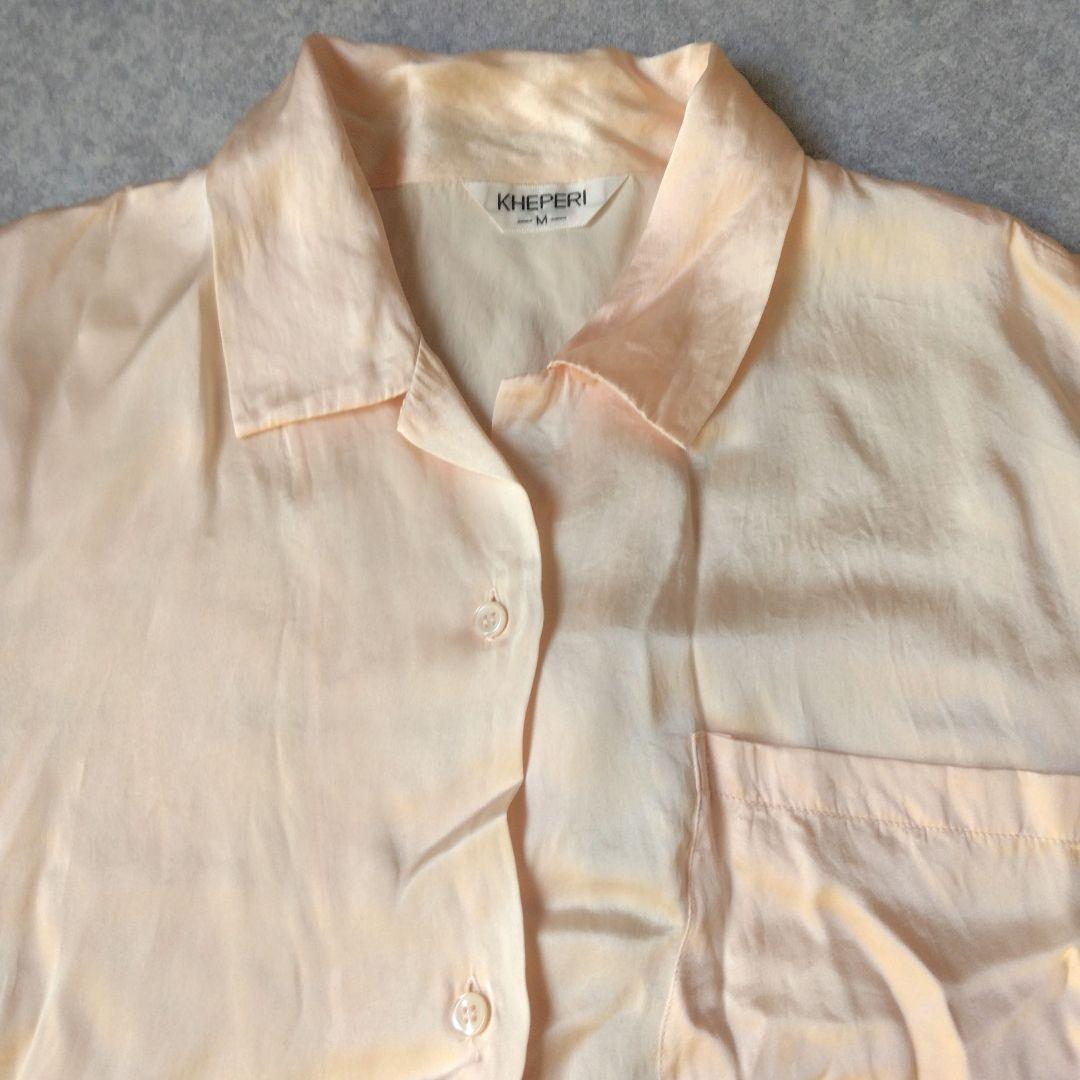 シルク100%レディースパジャマ　高品質　上下セットアップ　ズボン新品