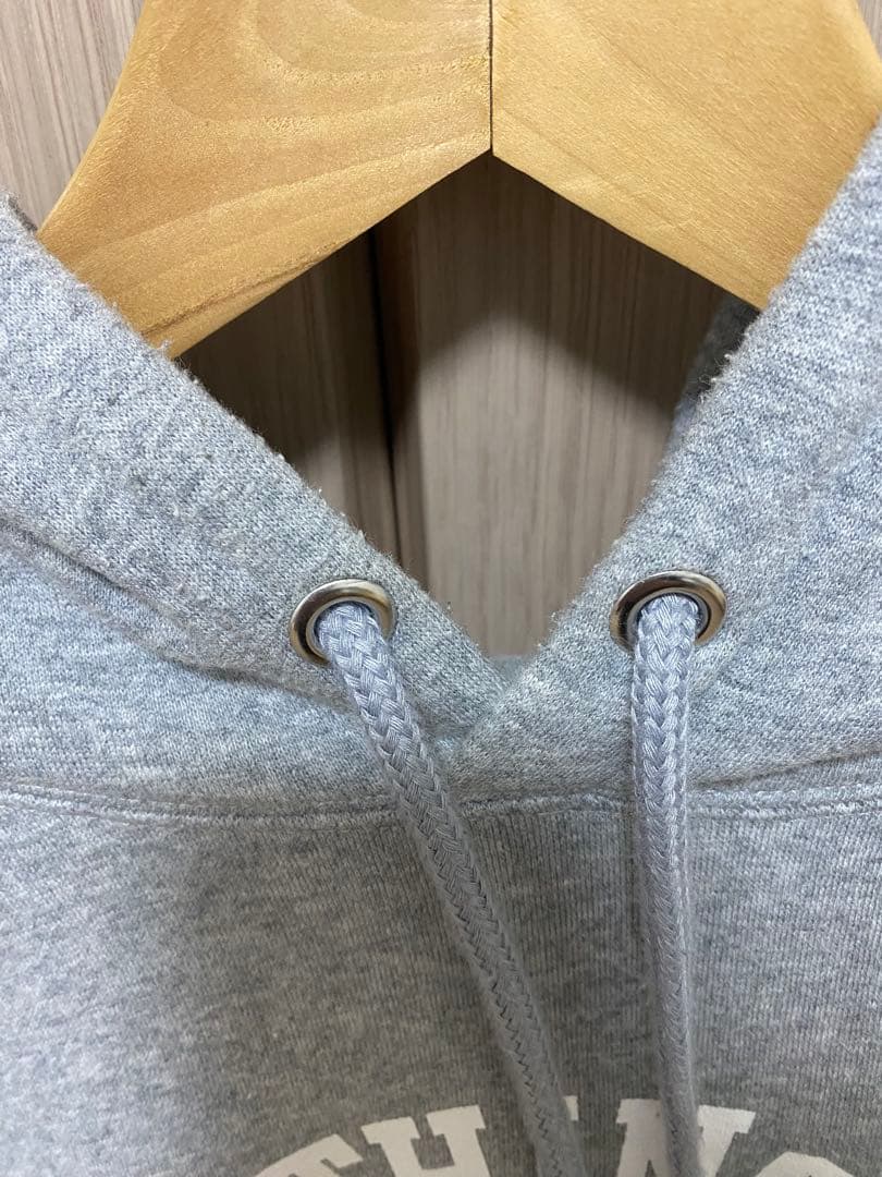 アベイシングエイプ パーカー BAPE カレッジロゴ L グレー