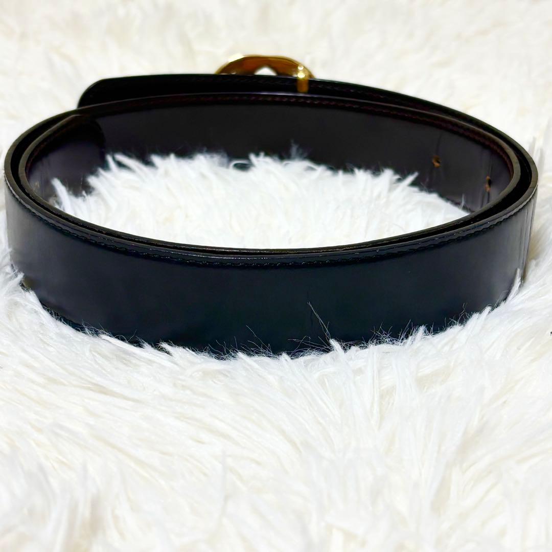 専用　GUCCI グッチ ベルト GGロゴ　レザー 本革　ゴールド　黒