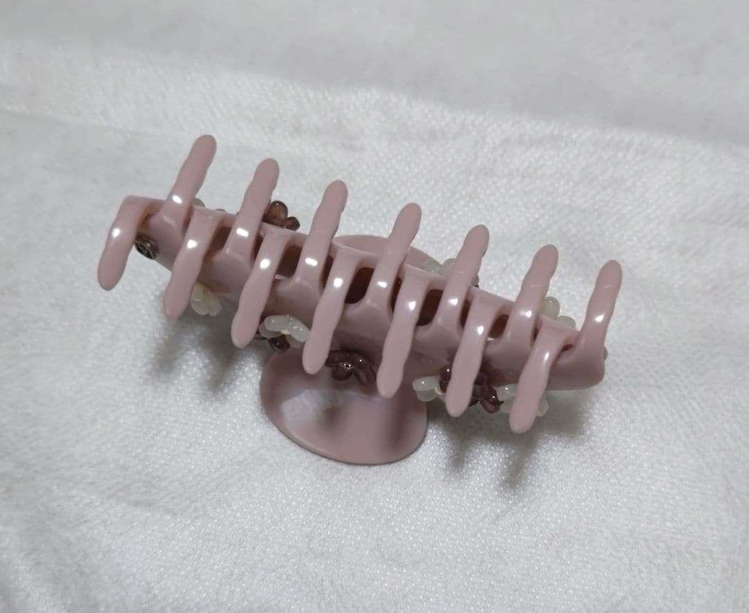 アレクサンドルドゥパリ 花飾り付きバンスクリップ