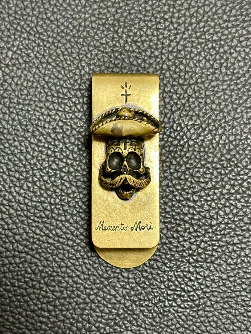 【galcia】　希少　ガルシアマネークリップ　スカル