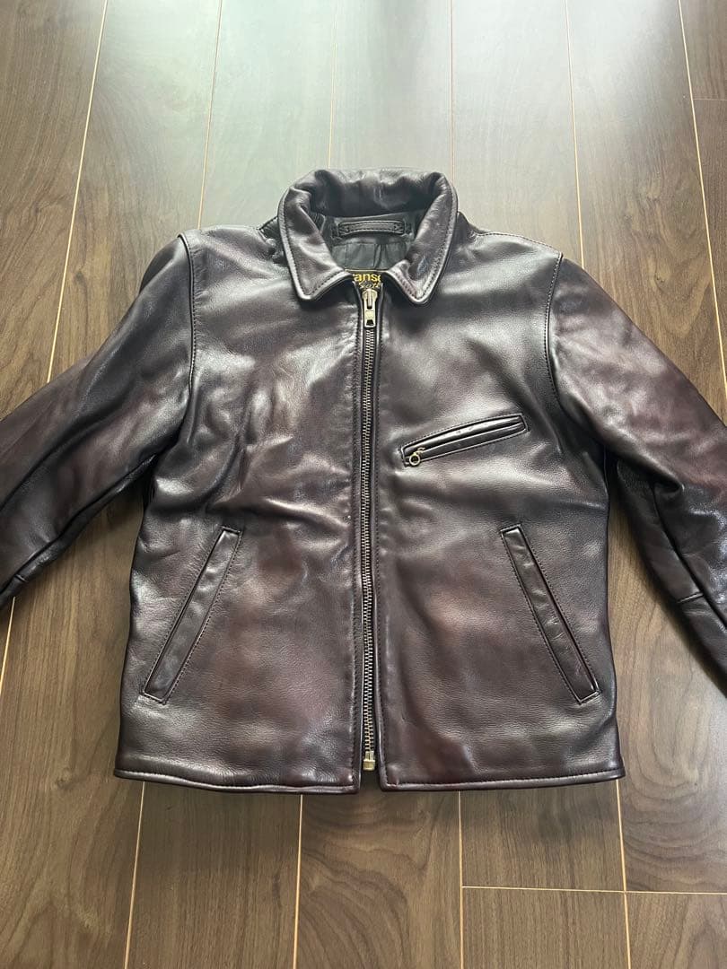 おざVANSON バンソン レザー ライダースジャケット エンフィールド