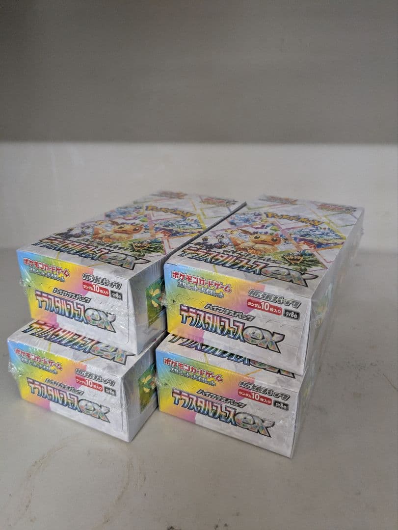 ポケモンカード テラスタルフェスex 4boxセット
