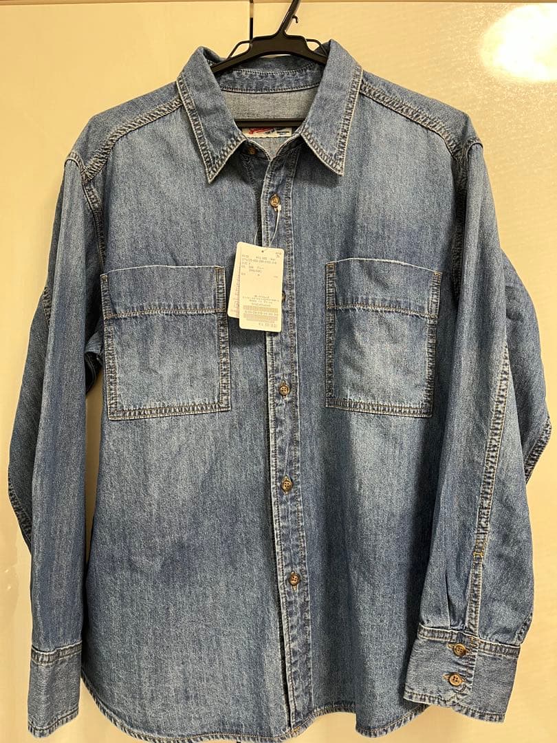 Spick and Span ライトオンスデニムシャツ ブルー