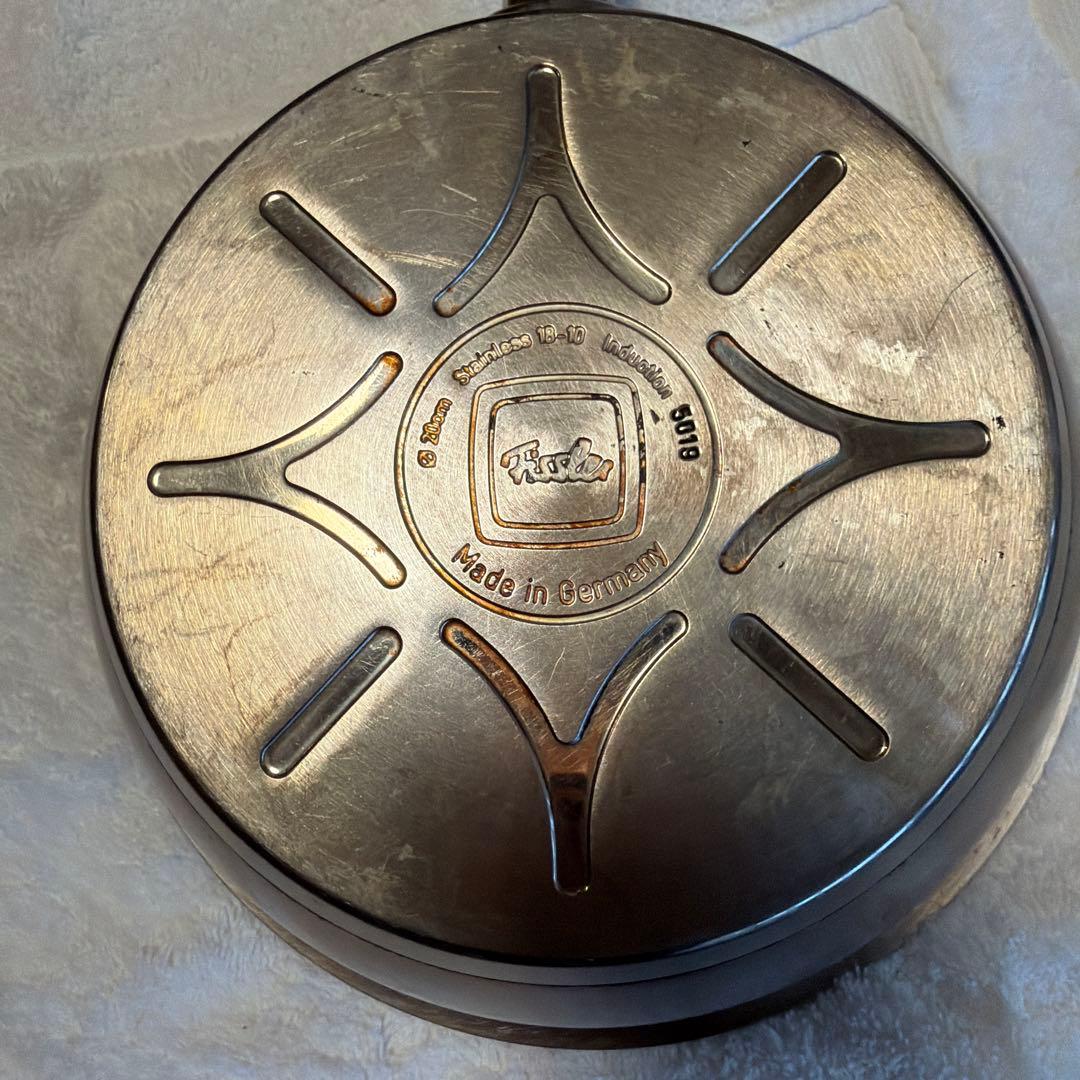 Fissler ステンレススチール 片手鍋 20センチ