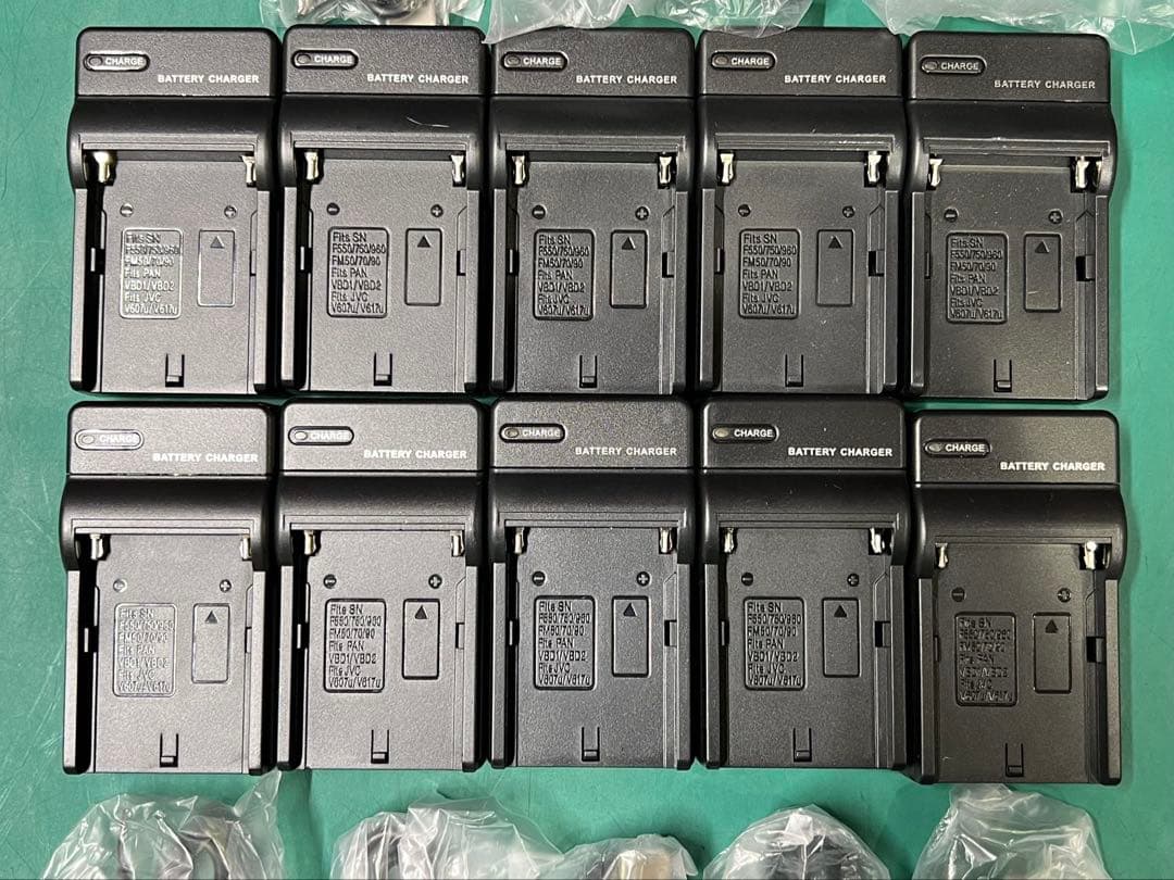 バッテリーチャージャー 充電器 USB DC-K5-DC01 10点セット