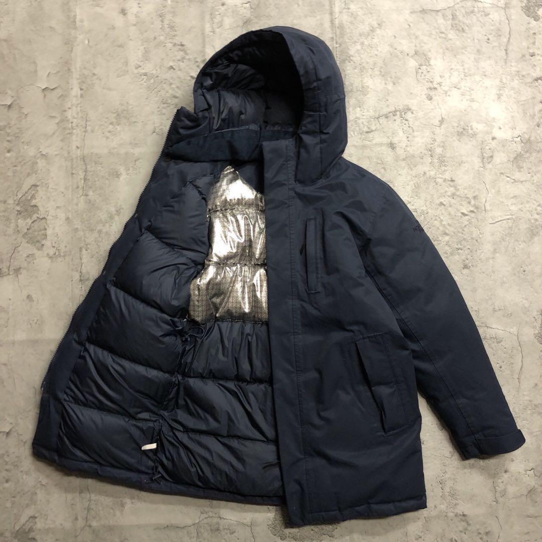 ノースフェイス/ダウンジャケット/ネイビー/モッズコート/コート/M