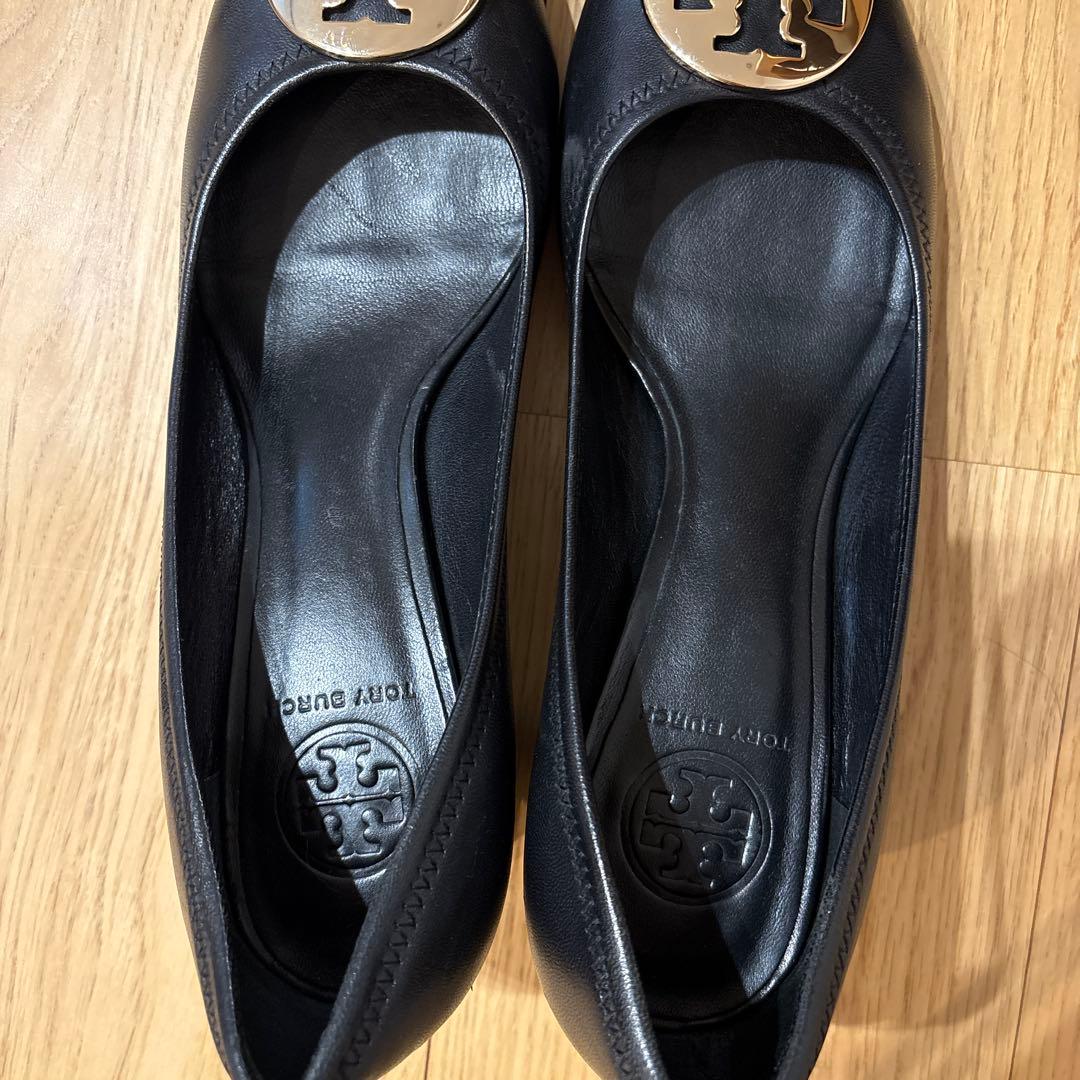SALE★Tory Burch 黒 レザーパンプス25cm