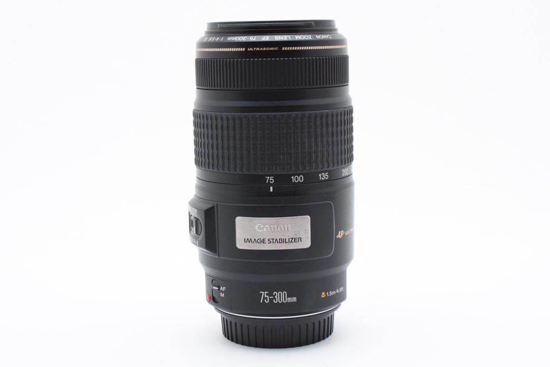キヤノン★手ブレ補正付 超望レンズ EF 75-300mm IS USM