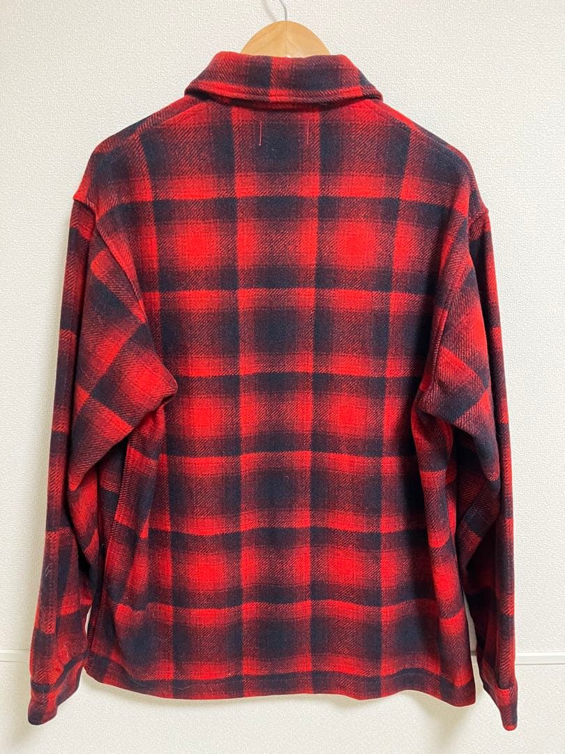 1970年代　ペンドルトン　レッドブラックチェック柄　ウールジャケット