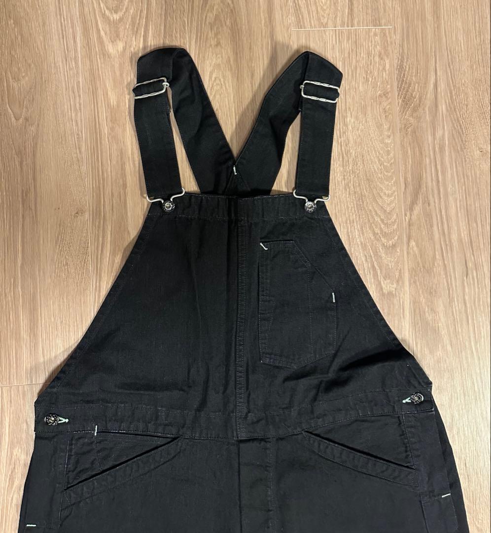 POST OVERALLS ポスト オーバーオール Ｎo.1 ブラック 黒 L