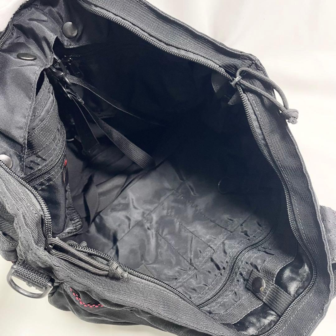 ブリーフィング ビームス コックピットバッグ コラボ 大容量 多機能 A4可 黒