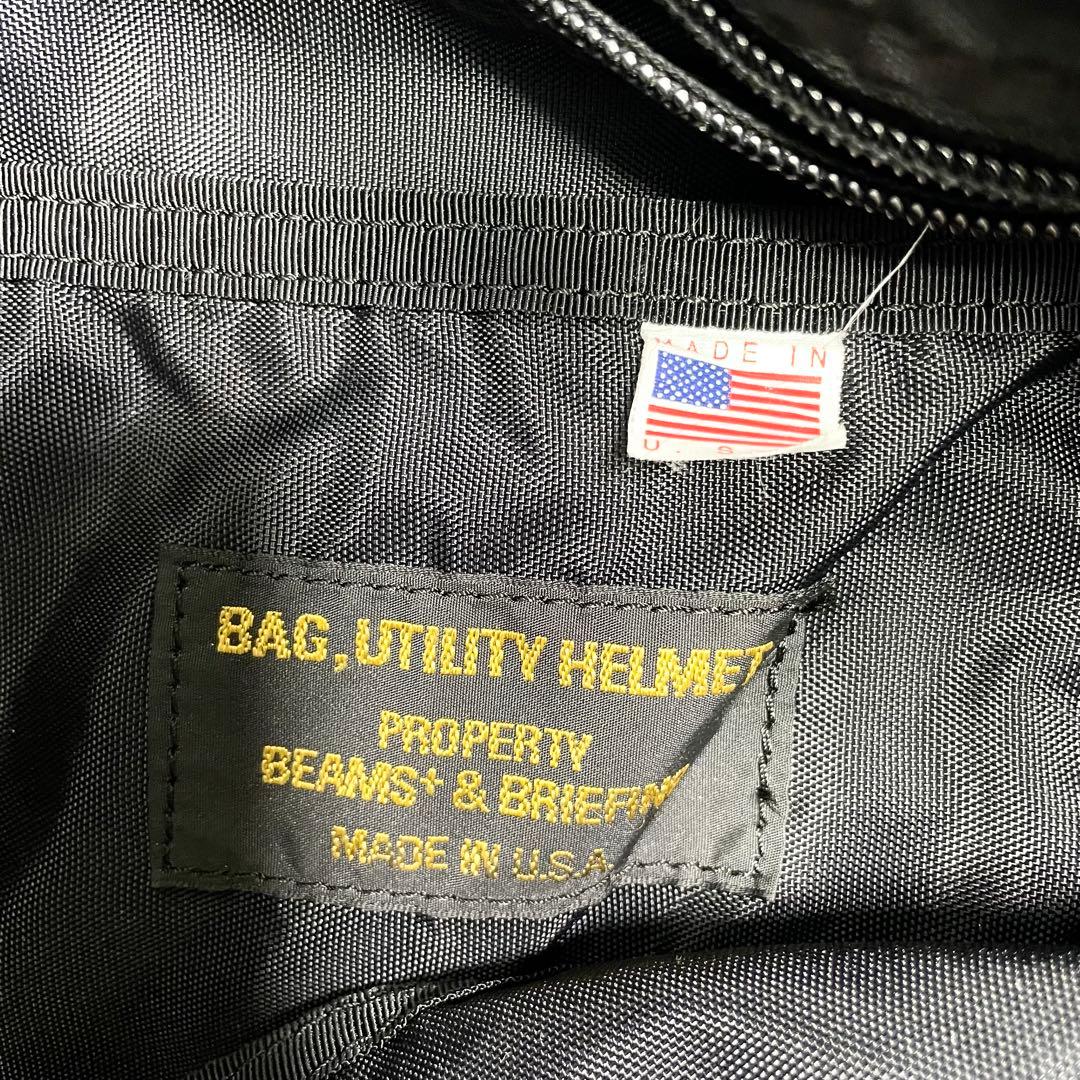 ブリーフィング ビームス コックピットバッグ コラボ 大容量 多機能 A4可 黒