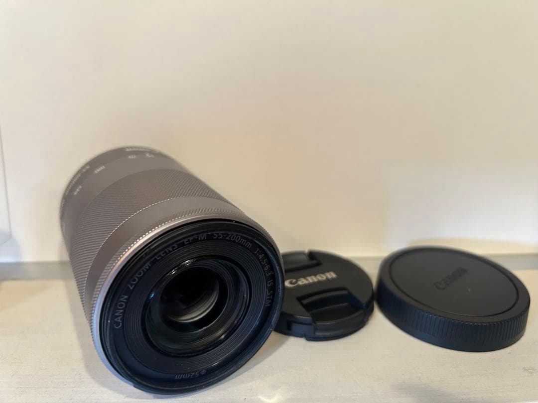 早い者勝ち!! Canon 55-200mm ズームレンズ シルバー
