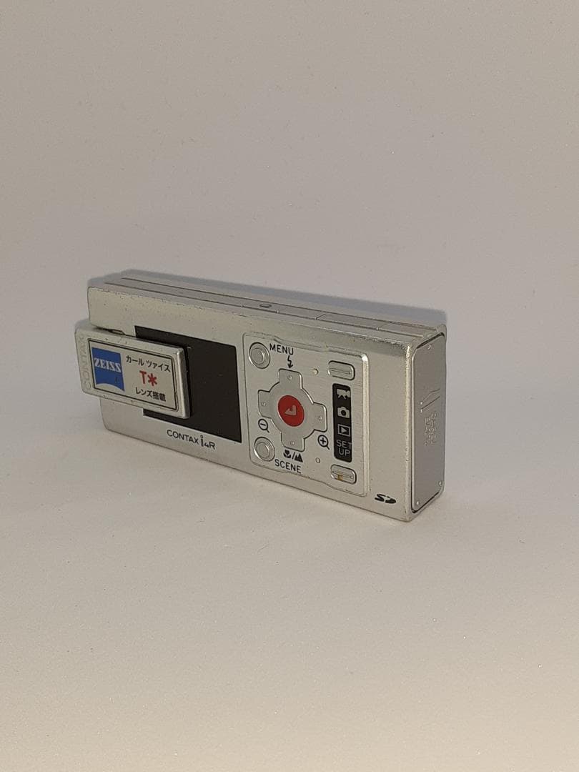 【新品バッテリー付】【希少品】CONTAX i4R シルバー コンタックス